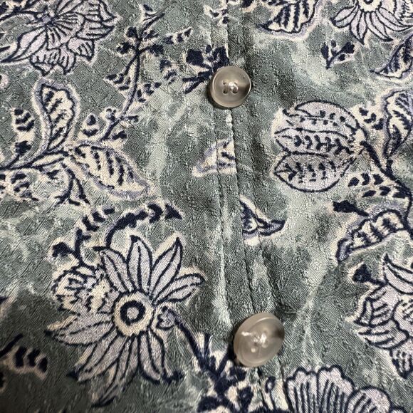 Angels Forever Young Brand  Women’s Top Plus Size 1X Floral Vine Pattern Blouse - Picture 6 of 11